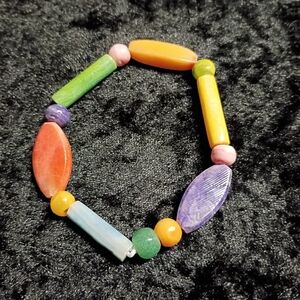 Vintage Dyed Onyx Beaded Bracelet Design 3